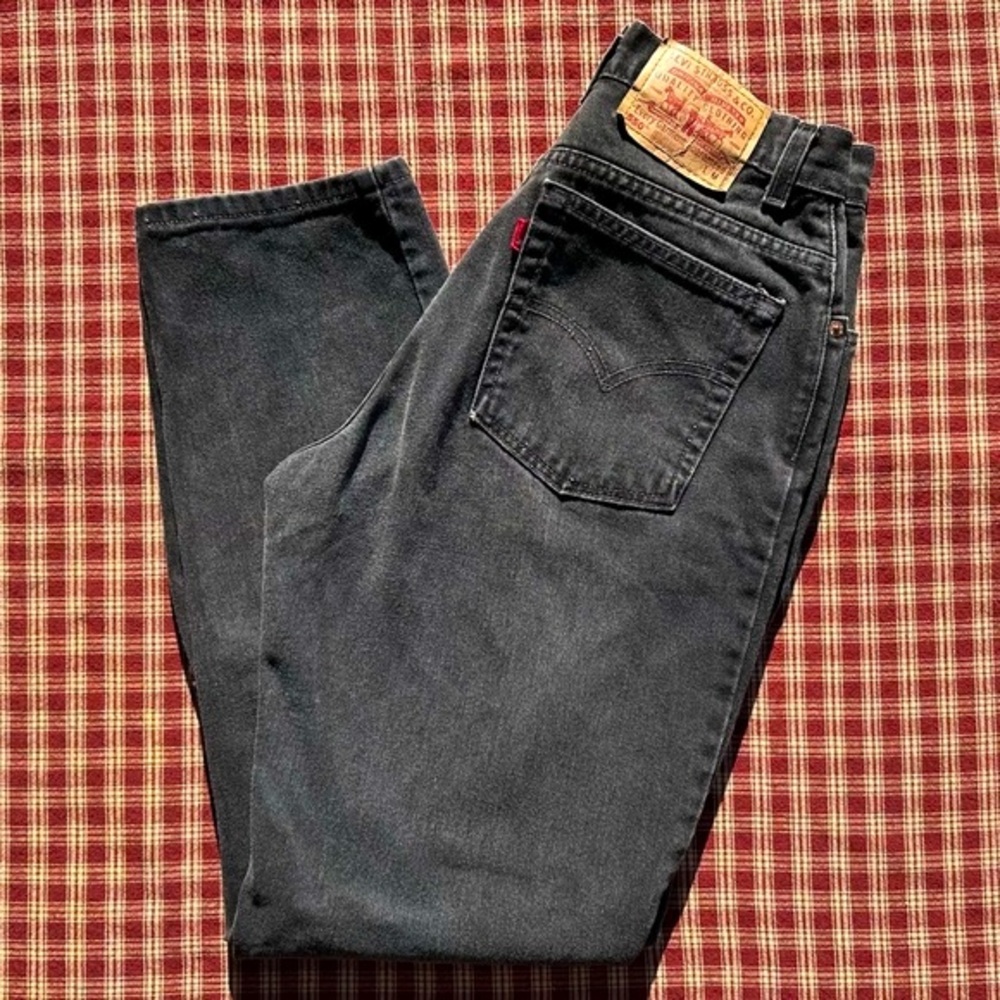 Vintage Levi’s 550 Black Straight Leg Jeans